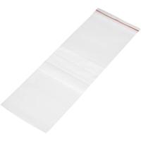 Hersluitbare zak met etiketstrook (b x h) 100 mm x 300 mm Transparant Polyethyleen