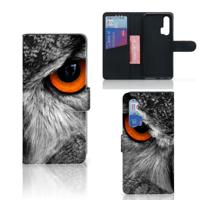 Honor 20 Pro | Telefoonhoesje | Met pasjeshouder | Uil