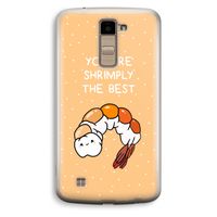 You're Shrimply The Best: LG K10 (2016) Transparant Hoesje