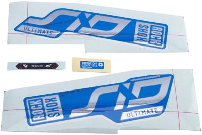 ROCKSHOX Decal set rs sid ult. 110-120mm f.blue