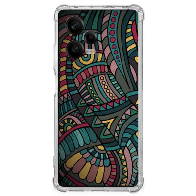 Xiaomi Redmi Note 12 Pro Doorzichtige Silicone Hoesje Aztec Xiaomi Redmi Note 12 Pro Doorzichtige Silicone Hoesje Aztec