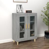 Dressoir 69,5x34x90 cm bewerkt hout grijs sonoma eikenkleurig Dressoir 69,5x34x90 cm bewerkt hout grijs sonoma eikenkleurig