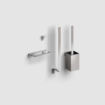 Complete Toiletset Clou Flat RVS Geborsteld Clou