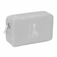 Reistasje Sophie la Girafe Lichtgrijs 28 x 16 x 9 cm