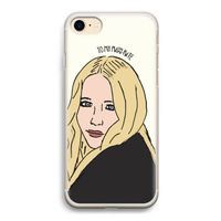 Mary Kate: iPhone 7 Transparant Hoesje