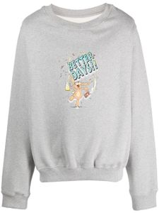 Martine Rose sweat Better Days à imprimé lapin - Gris