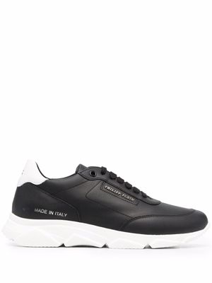 Philipp Plein baskets à lacets - Noir