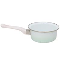 Gerimport Steelpan / sauspan - alle warmtebronnen - wit - D16 cm - emaille