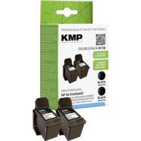 KMP Inktcartridge vervangt HP 56, C6656AE Compatibel 2-pack Zwart H11D 0995,4021 - thumbnail