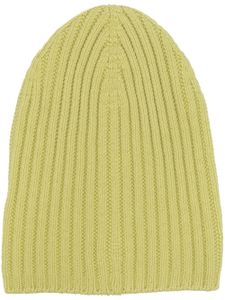 Barrie bonnet nervuré en cachemire - Jaune