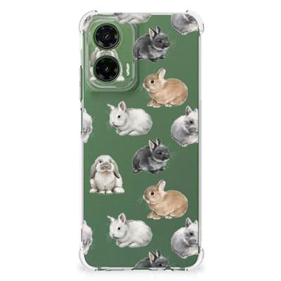 Case Anti-shock voor Motorola Moto G35 Konijntjes