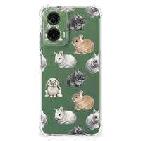 Case Anti-shock voor Motorola Moto G35 Konijntjes