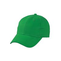 Baseball cap 6-panel grasgroen voor volwassenen