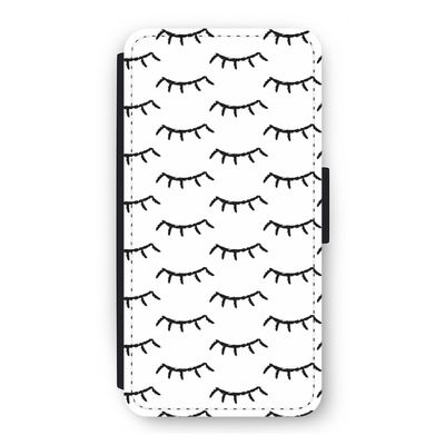 Wimpers: iPhone 12 Flip Hoesje