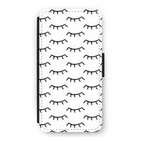 Wimpers: iPhone 12 Flip Hoesje