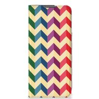 OnePlus Nord CE 2 5G Hoesje met Magneet Zigzag Multi Color - thumbnail