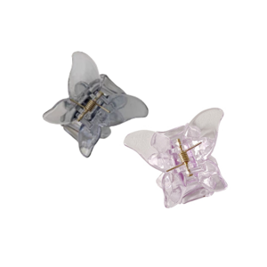 MsBlossom - Butterfly Hair Claw - 1stuk - Coffee Transparent