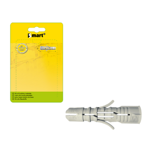 pgb-Europe SMART | Nylon plug met boord Ø 5x25 grijs | 100 st SM00BPN00050025XH