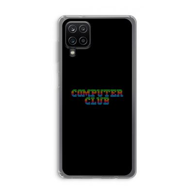 Retro: Samsung Galaxy A12 Transparant Hoesje