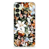 TPU Case voor Samsung Galaxy A35 Dark Flowers