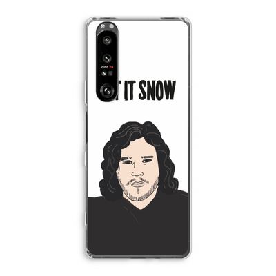 Let It Snow: Sony Xperia 1 III Transparant Hoesje