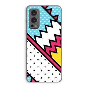 Pop Art #2: OnePlus Nord 2 5G Transparant Hoesje