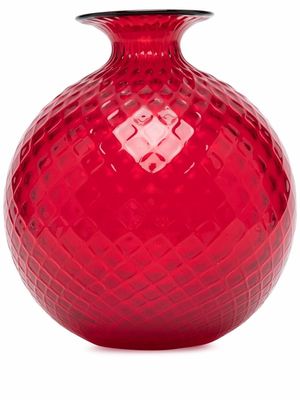 Venini vase Monofiori Balloton (23 cm x 22 cm) - Rouge