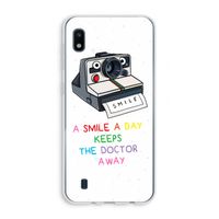 Smile: Samsung Galaxy A10 Transparant Hoesje Smile: Samsung Galaxy A10 Transparant Hoesje