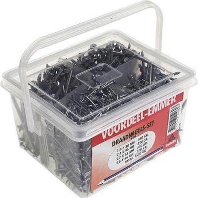 Emmer draadnagel 2,4x45mm 1,5kg - Deltafix