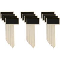 Cepewa Plantenstekers - 12x stuks - plantenlabels krijtbordjes - 21 cm