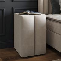 Nachtkastje Blackpearl Beige - Dekbed-Discounter.nl