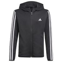 adidas Hoodie Designed to Move 3-Stripes - Zwart/Wit Kids