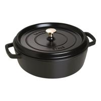 STAUB - La Cocotte - Braadpan laag 26cm 4,00l Zwart