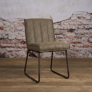 Tower Living Eetkamerstoel 'Santo', kleur grijs