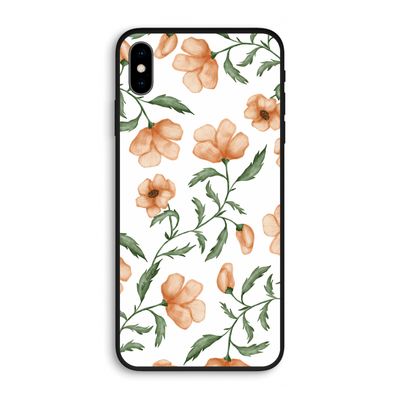 Peachy flowers: iPhone XS Max Biologisch afbreekbaar hoesje