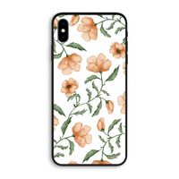 Peachy flowers: iPhone XS Max Biologisch afbreekbaar hoesje