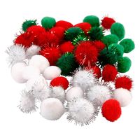 Creativ Company Pompoms kerst, 48st.