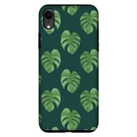 Monstera leaves: iPhone XR Tough Case