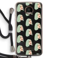 King Kylie: Motorola Moto Z Force Transparant Hoesje met koord