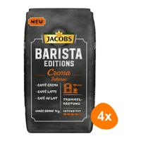 Jacobs - Barista Editions Crema Intense Bonen - 4x 1kg