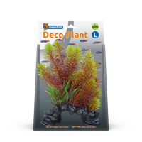 Superfish Deco Plant Myriophyllum Large - Rode Kunstplant voor Onderhoudsvrij Aquarium