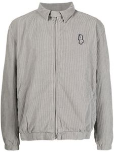 Billionaire Boys Club surchemise zippée à logo imprimé - Gris