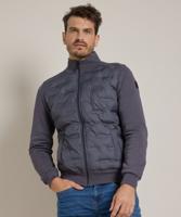 sweat vest met nylon design sweat vest met nylon design