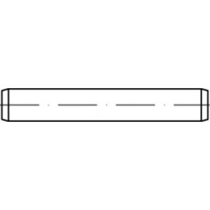 TOOLCRAFT TO-5436774 Cilindrische pen 16 mm Staal 1 stuk(s)