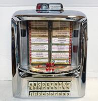 Seeburg Wallbox 3WA - 200 - 1955 - 1958 Zeer Nette Originele, Geen Sleutel