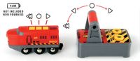 BRIO Rode RC locomotief met afstandsbediening - thumbnail
