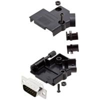 Amphenol L17D45PK-P-25+L717HDB44P D-sub male connectorset 45 ° Aantal polen: 44 Soldeerkelk 1 stuk(s)