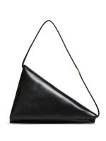 Marni sac porté épaule Prisma Triangle en cuir - Noir