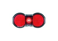 Busch & Muller Busch & müller battery-tail light toplight flat permanent red/clear