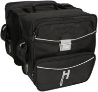 Haberland dubbele tas "touring max" twin bags touring td6400 black,33l